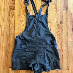 Aerie Charcoal Gray Overalls